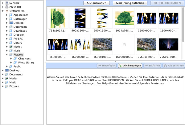 Komfort Java Upload