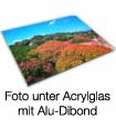Foto unter Acrylglas mit Alu-Dibond