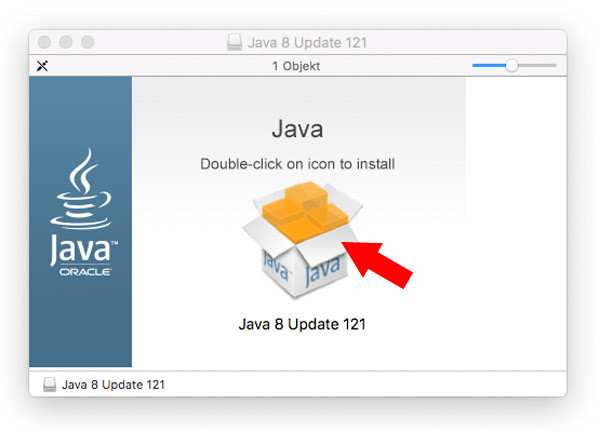 Java Installationsfenster