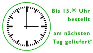 Schnelle Lieferung - Uhr - bis 15 Uhr bestellen