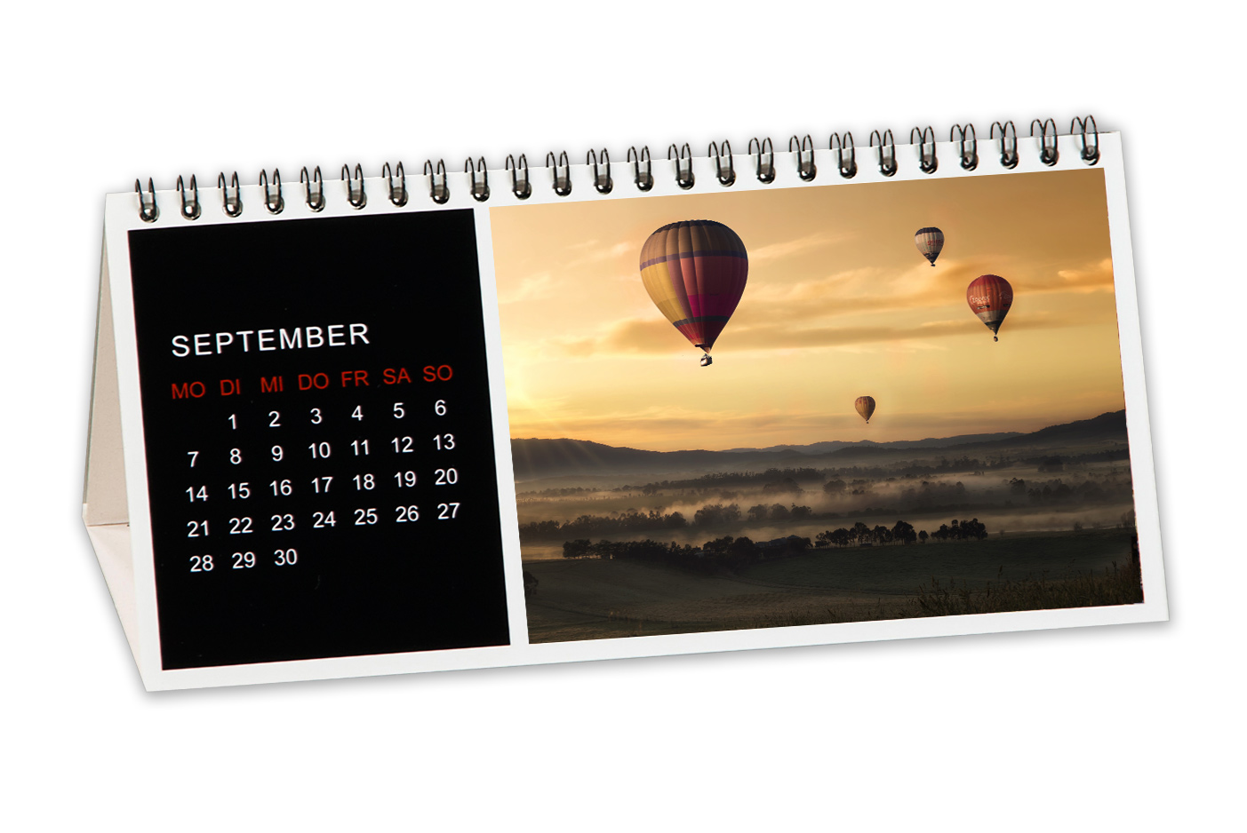 Foto-Kalender Bestellen | Foto-Tischkalender Auf Fotopapier Entwickelt