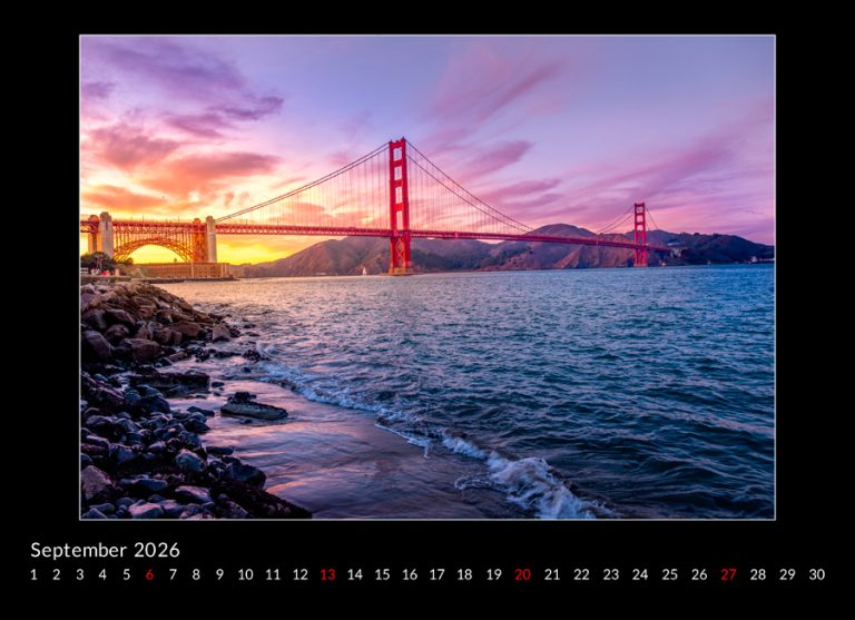 Kreativkalender schwarz 2026