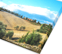 Fotoleinwand im Ausschnitt