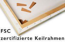 Fotoleinwand-Holzkeilrahmen