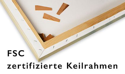 Fotoleinwand-Holzkeilrahmen