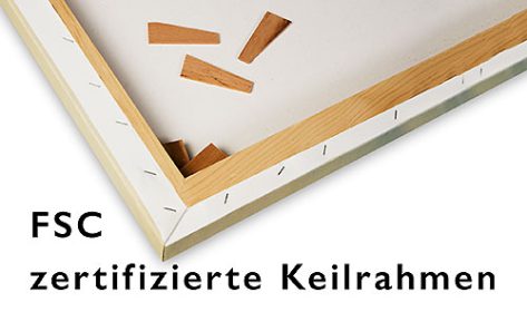 Fotoleinwand-Holzkeilrahmen