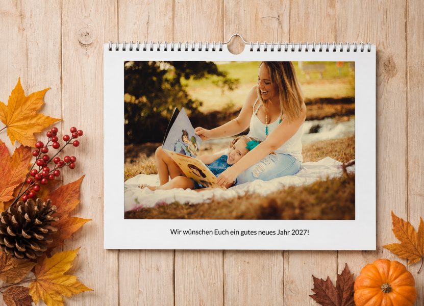 Kalender 2027 mit eigenen Fotos gestalten